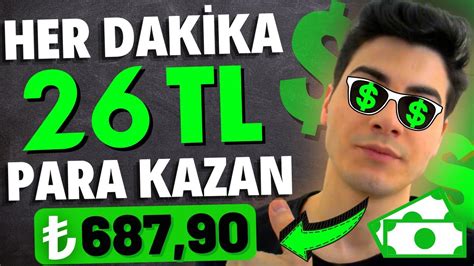 HER BİR DAKİKADA 3 DOLAR 26 TL PARA KAZANDIRAN YÖNTEM