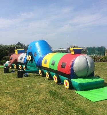 Train Run Obstacle Course Ft X Ft Dublin Bounce Castles For Hire