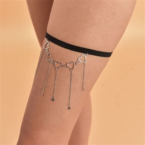 Multi Heart Beach Leg Chain