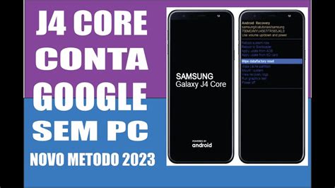 J Core Conta Google Frp Sem Pc Novo Metodo Atualizado Como