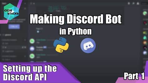 How To Make Discord Bot In Python Setting Up The Bot Youtube