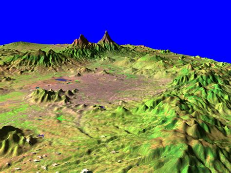 Mexico City Elevation Map - Cities And Towns Map