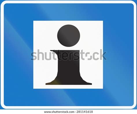 Finnish Traffic Sign No 711 Information Stock Illustration 281141618