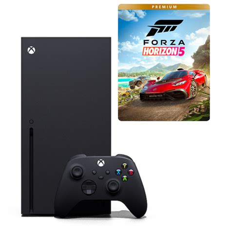 Microsoft Xbox Series X Console With Forza Horizon Bundle TB Black