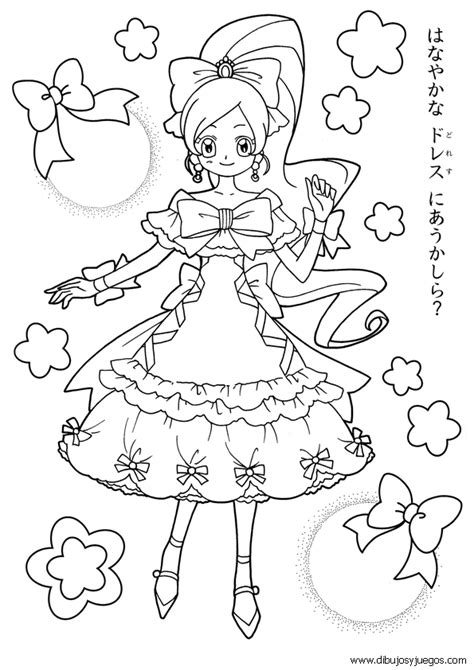 Dibujos Fresh Pretty Cure 065 Dibujos Y Juegos Para Pintar Y Colorear