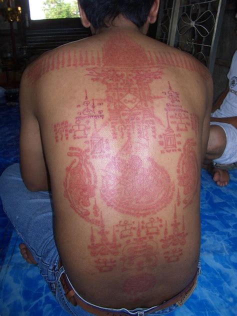 Redink Backpiece Sak Yant Thai Temple Tattoos