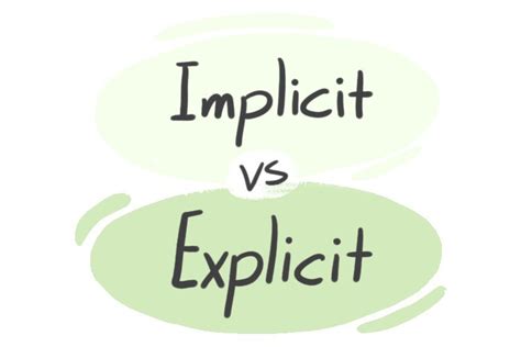 Implicit Vs Explicit In English Langeek