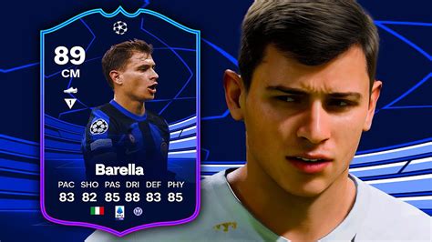 89 TOTGS Barella Player Review EA FC 24 YouTube