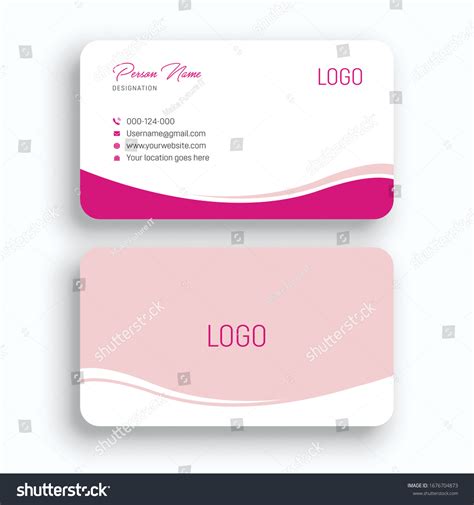 Beautiful Spa Business Card Design Template Stock Vector (Royalty Free ...