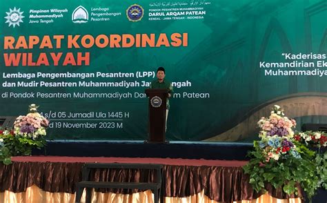 Rakorwil Lpp Pwm Jawa Tengah Hasilkan Pilot Project Pesantren Tafaqquh