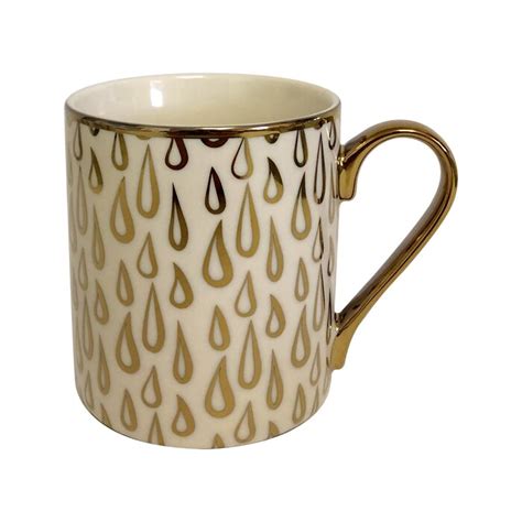 Certified International Mosaic Set Of Gold Plated Mugs Reviews