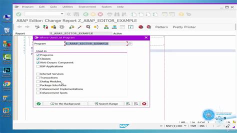 SAP ABAP Editor YouTube