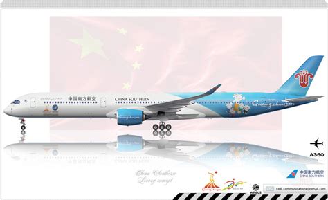 China Southern Airbus A350 XWB Livery concept by SuperstarDeLuxe on ...