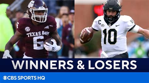 College Football Week Winners Losers Texas A M Alabama Wake