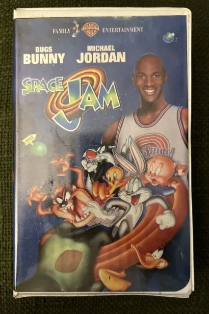 Vhs Space Jam Bugs Bunny Michael Jordan Vhs 1997 Clam Shell Eur 10