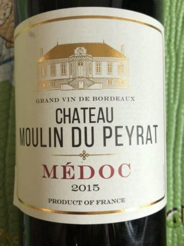 Ch Teau Moulin Du Peyrat M Doc Vivino Us