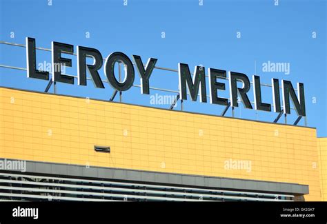 Logo Of Leroy Merlin Stock Photo Alamy