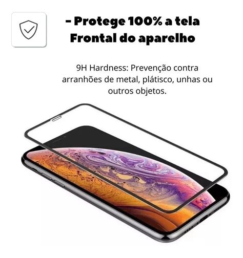 Película Vidro Temperado 3d iPhone X xs Xr 11 Pro Toda Tela MercadoLivre