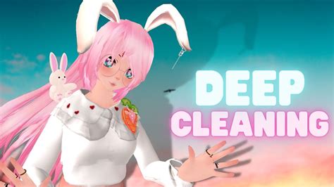 Vtuber Bunny Asmr Deep Cleaning Sounds Dio Youtube