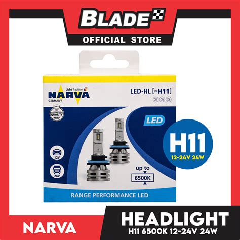 Narva Range Performance LED 6500K 180483000 H11 12 24V 24W LED