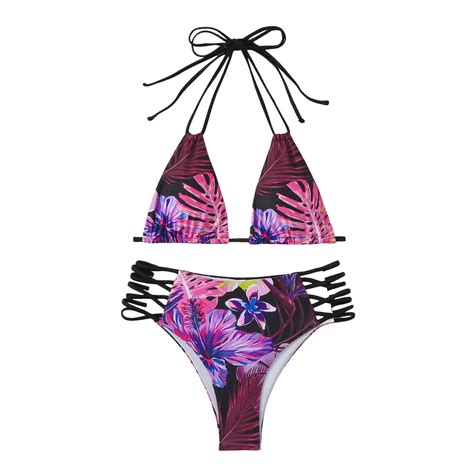 TAIAOJING Women S Two Piece Bikini Sets Split Bikini Multi Strap Sexy