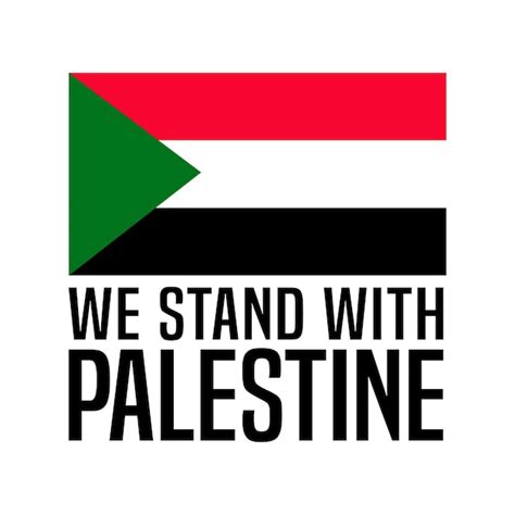 Premium Vector Free Vector Illustration Of We Stand With Palestine