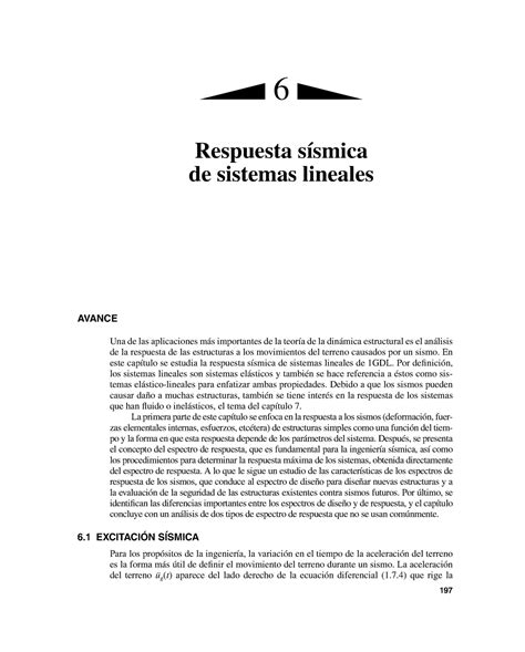 Capitulo Respuesta Sismica A Sistemas Lineales Respuesta