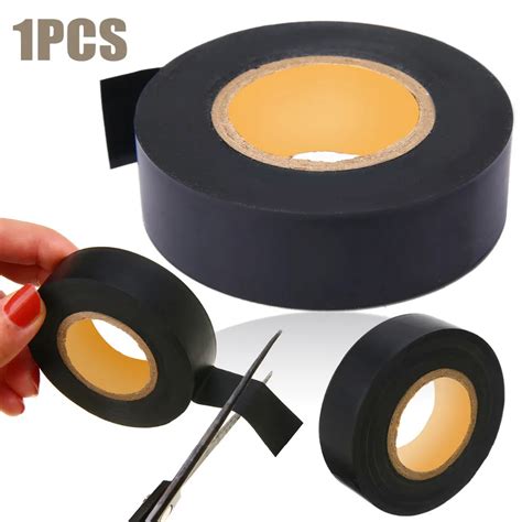 Roll Black Pvc Electrical Tapes Flame Retardent Insulation Adhesive