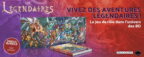 Les Legendaires Le Jeu De Rôle Et Son écran En Préco Bundle • Black