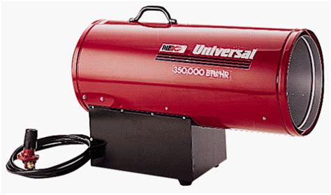 Propane Torpedo Heaters Universal 350 000 Btu Propane Forced Air Heater 3500 By Universal