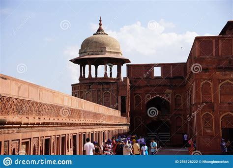 Mughal Architecture Of Agra Fort In India Editorial Photography Image