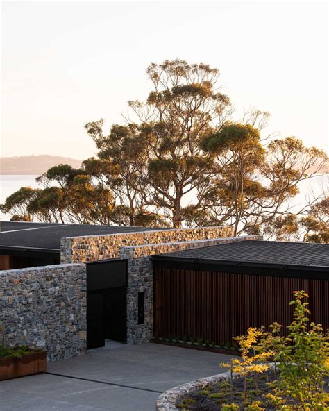 The Stone Walls Found Throughout This House Are Designed To Complement ...