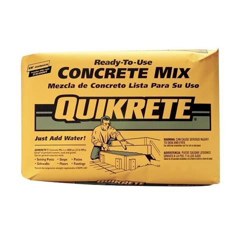 Redi Mix Concrete 55lb Unicon Concrete Specialties