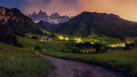 Hd Wallpaper Val Di Funes Dolomites Italy Hd World Travel Travel