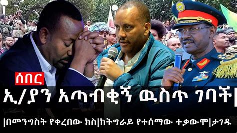 Ethiopia ሰበር ዜና የኢትዮታይምስ የዕለቱ ዜና ኢያን አጣብቂኝ ዉስጥ ገባችበመንግስት የቀረበው ክስ