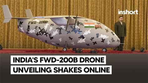 India S FWD 200B Drone Unveiling Shakes Social Media InShort YouTube