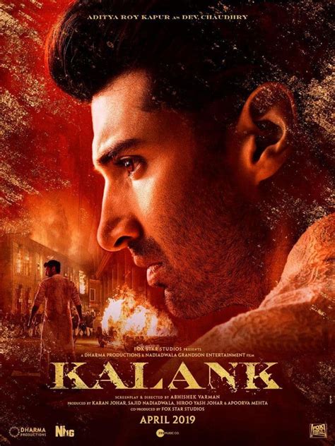 Kalank poster: Aditya Roy Kapur’s Dev has an ‘uncorrupted mind ...