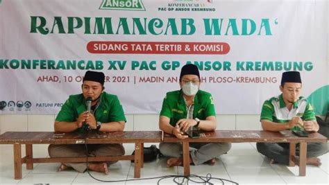 Gelar Rapimancab Ansor Di Sidoarjo Matangkan Persiapan Konferensi NU