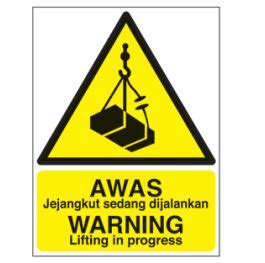 Warning Signs - WARNING Lifting in Progress - Innovest Engineering & Co