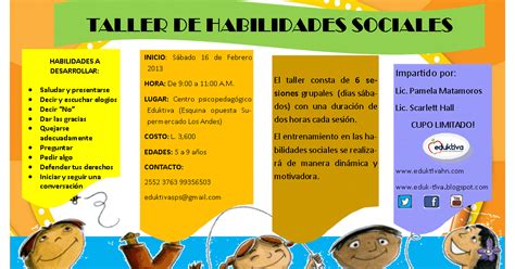 Centro Psicopedag Gico Eduktiva Las Habilidades Sociales 85344 Hot