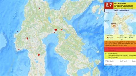 Gempa Terkini Rabu Siang 12 Juli 2023 Magnitudo Kecil Tapi Terasa Di