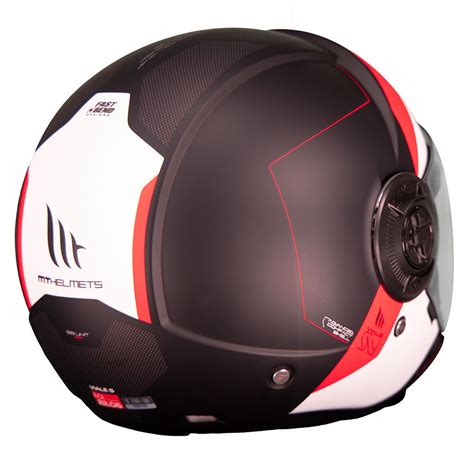 Mt Helmets Viale Sv S Unit Open Face Helmet Black Motardinn