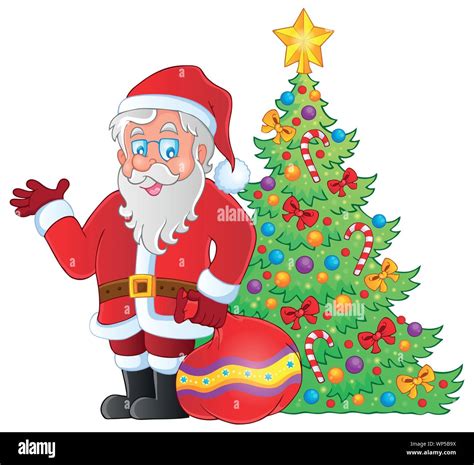 Image with Santa Claus theme 7 Stock Vector Image & Art - Alamy