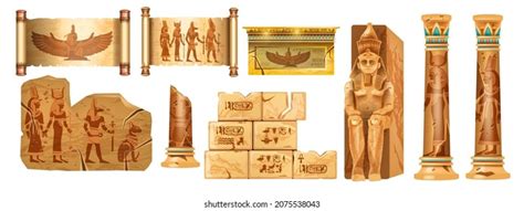 Egypt Stone Frame Stock Vectors And Vector Art Shutterstock