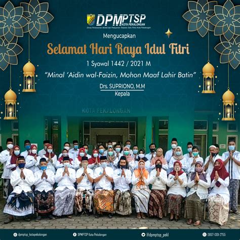 Keluarga Besar DPMPTSP Kota Pekalongan Mengucapkan Selamat Hari Raya