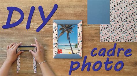 Diy Cadre Photo En Carton Youtube