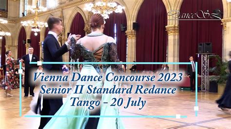 Vienna Dance Concourse 2023 Senior II Standard Tango WDSF Redance