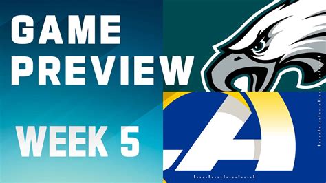 Philadelphia Eagles Vs Los Angeles Rams 2023 Week 5 Game Preview