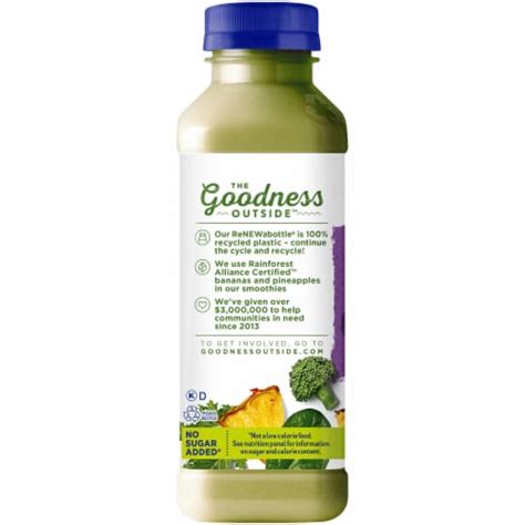 Naked Juice Protein Greens No Sugar Added Juice Smoothie Drink