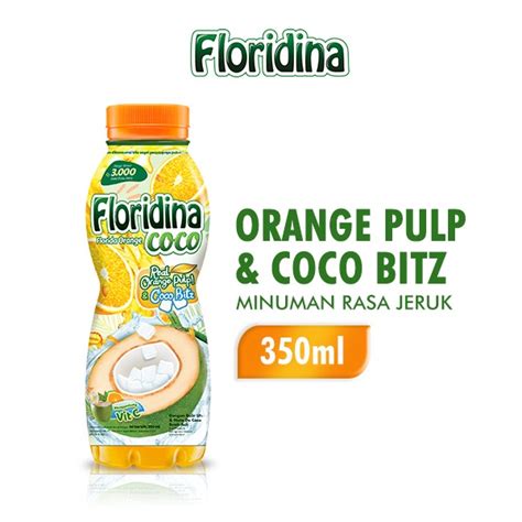 Jual Floridina Orange Pulp Coco Bitz Ml Shopee Indonesia